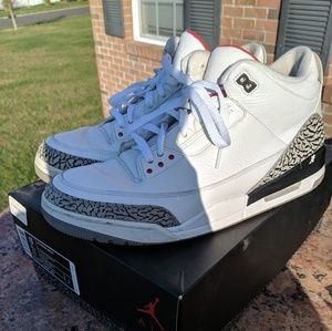 Air Jordan White Cement 3s Size 12